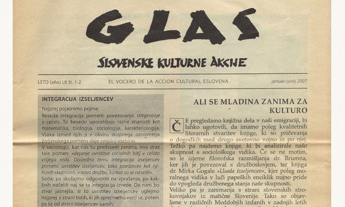 Še vedno odmeva naš »Glas«